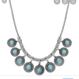 Lucky Brand Turquoise Collar Necklace